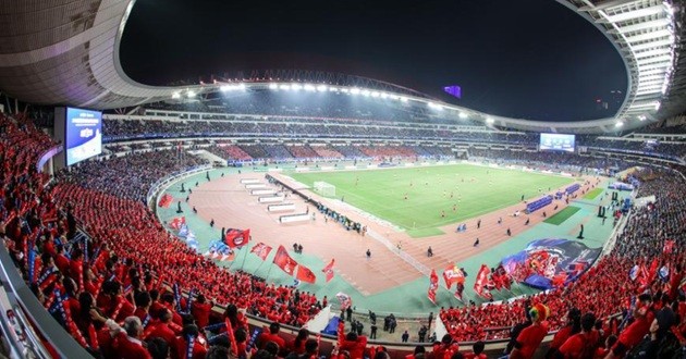 Một trận bóng ở giải Giang Tô.