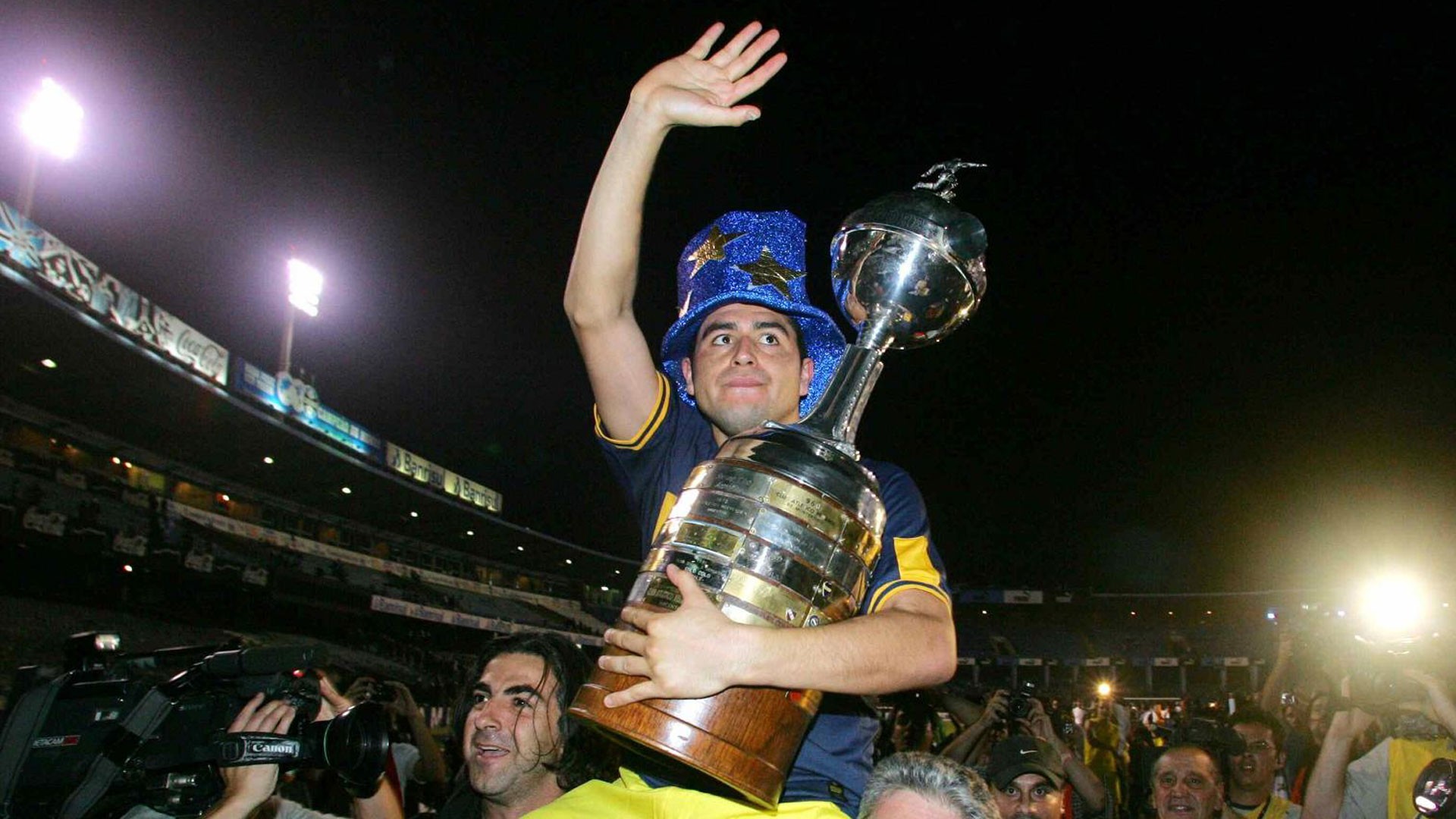 Juan Roman Riquelme góp công lớn giúp Boca Juniors xây dựng thời kỳ hoàng kim ở Copa Libertadores.