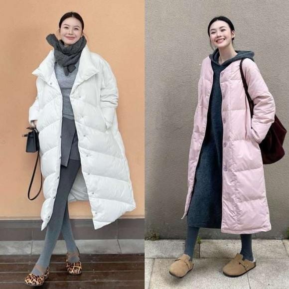 Dù chọn chất liệu nào, áo khoác ngắn vẫn là chìa khóa giúp tránh cảm giác nặng nề, thấp người.