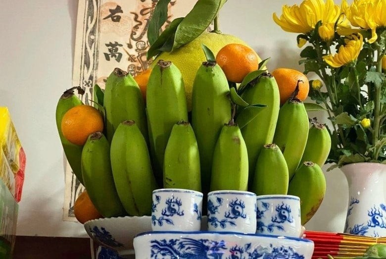 Chuối thường thấy khi thắp hương tại nhà