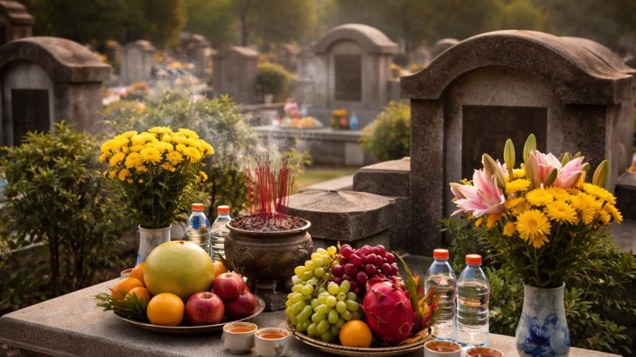 Tạ mộ tảo mộ thì thường không mang theo chuối