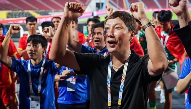 HLV Kim Sang-sik thành công rực rỡ cùng U23 Việt Nam.
