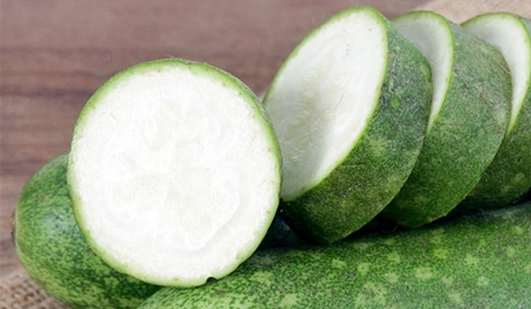 Bí đao chỉ chứa khoảng 10 calo, đúng nghĩa là một loại rau 