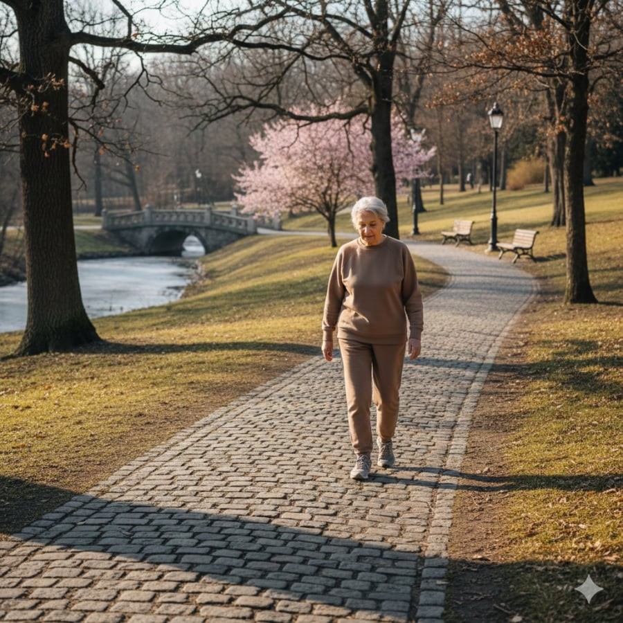 Đi bộ thẳng về phía trước là thói quen phổ biến, nhưng lại ít tác động đến các nhóm cơ ổn định ở vùng hông và đùi ngoài