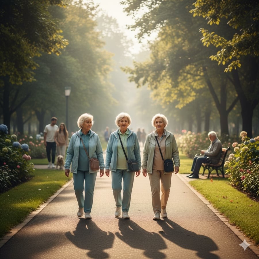 Thói quen vận động nhẹ nhàng mỗi ngày góp phần duy trì thể lực và kéo dài tuổi thọ một cách bền vững.