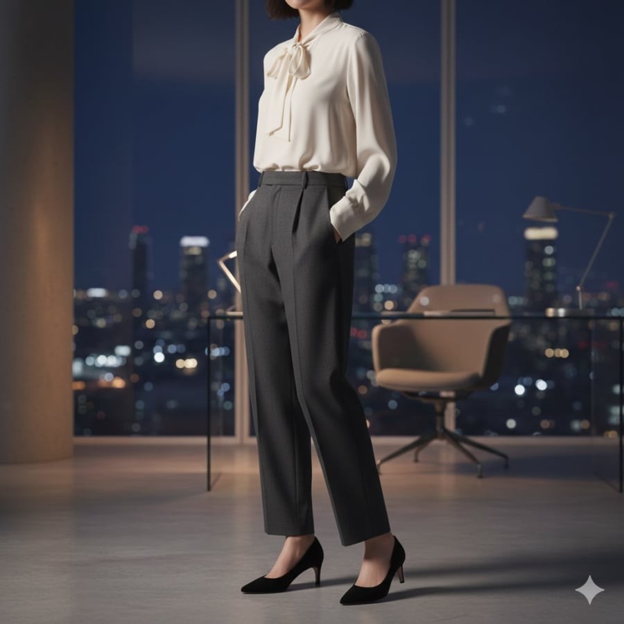 Giày mũi nhọn giúp tôn dáng, mang lại vẻ thanh lịch cho trang phục công sở.