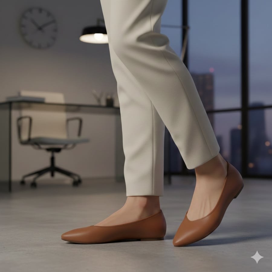 Giày búp bê 2026 được làm mới về phom dáng, êm chân và dễ phối đồ công sở.