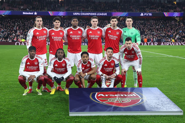 Arsenal có nguồn thu khủng nhất so với các CLB Ngoại hạng Anh ở Champions League.
