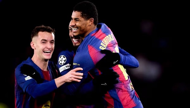 Marcus Rashford tiếp tục tỏa sáng trong màu áo Barcelona.