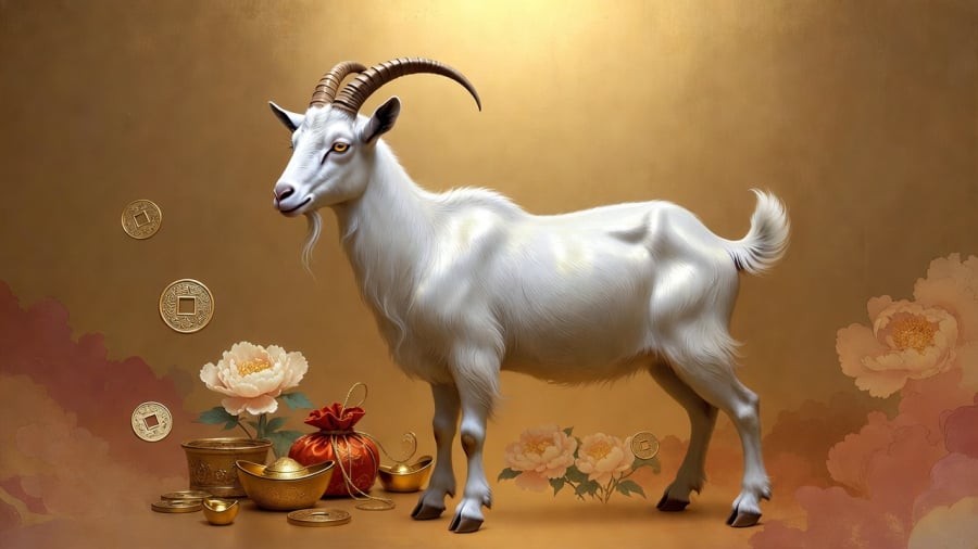 Trong nhóm con giáp cuối năm đón lộc lớn, tuổi Mùi được đánh giá cao về khả năng tích trữ và giữ tiền