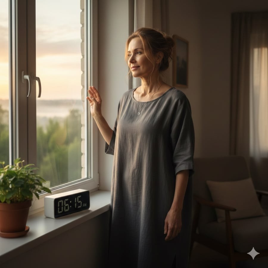 Những phụ nữ trẻ lâu thường toát lên sự thư thái từ bên trong, không cần cố gắng che giấu tuổi tác.