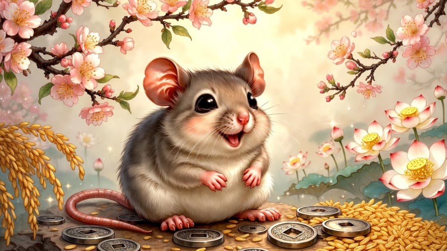 Càng tiến sát Rằm tháng Chạp, vận tài chính của người tuổi Tý có xu hướng khởi sắc rõ rệt