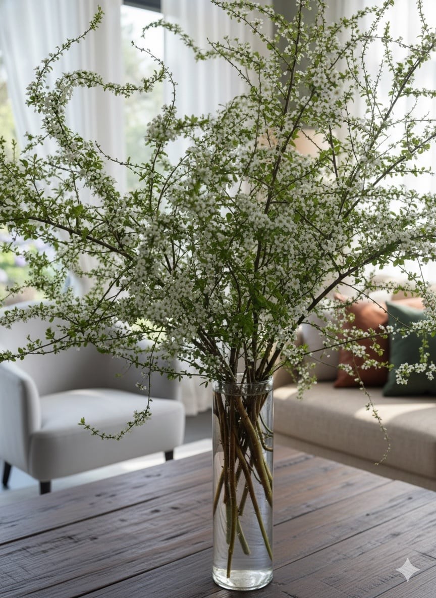 Không thay toàn bộ nước mỗi ngày là bí quyết quan trọng giúp tuyết mai tránh sốc và nhanh tàn.