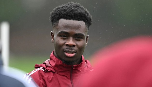 Saka có thể ngồi dự bị trước Chelsea.