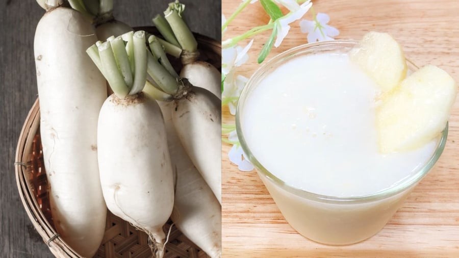 Sử dụng củ cải trắng có tác dụng thúc đẩy tiêu hóa, hỗ trợ giảm cân.