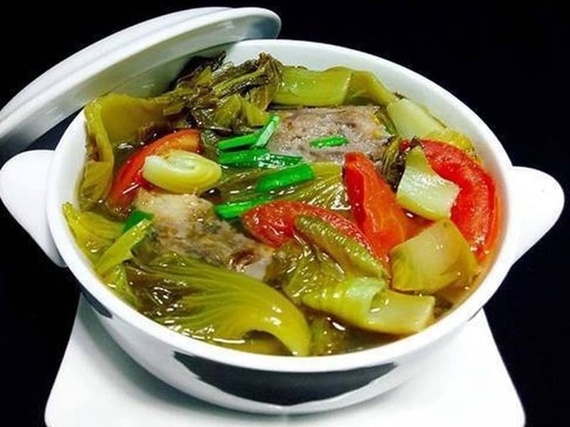 Cách nấu canh dưa chua ngon 