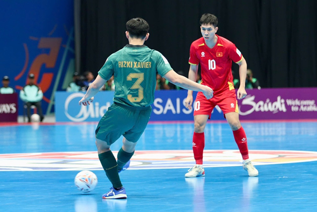 ĐT futsal Indonesia đã giành chiến thắng sát nút trước Việt Nam. Ảnh: VFF