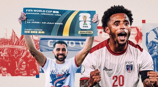 Cape Verde lần đầu tiên giành vé dự World Cup.