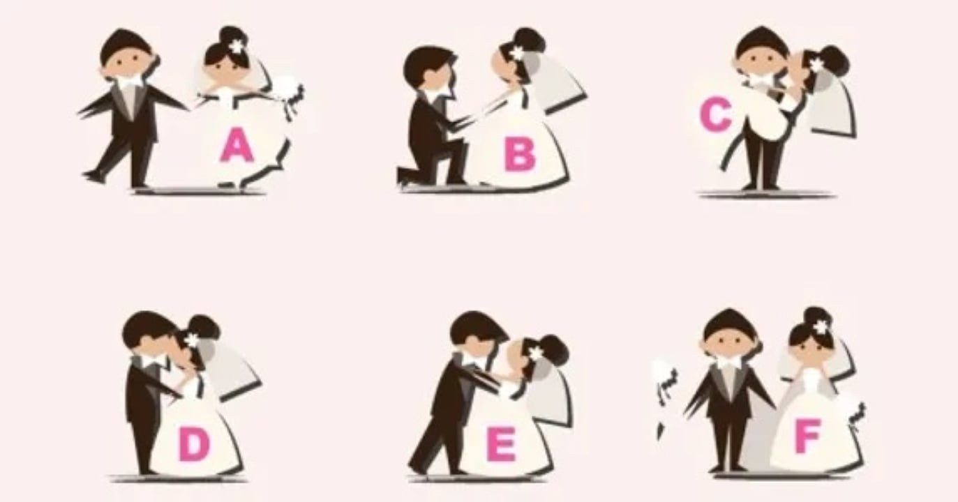 Hãy chọn cặp đôi cô dâu – chú rể mà bạn cảm thấy mức độ ân ái nhiều nhất, đáp án sẽ tiết lộ về cách bạn giữ gìn tình yêu đấy.