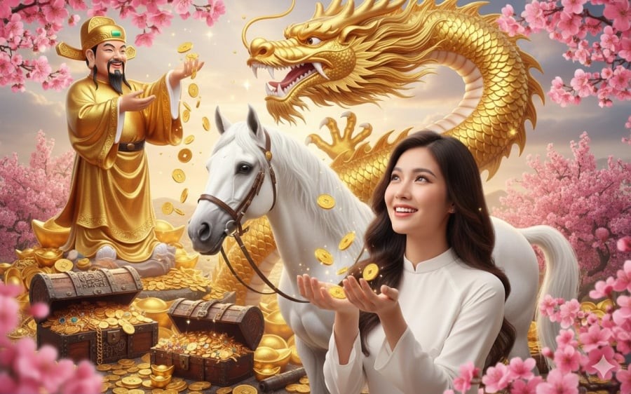 Tiền Tài Tề Tựu: 3 con giáp Lộc Hưởng đều, tha hồ tiêu Tết