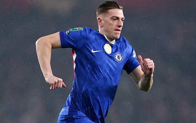 Liam Delap gây thất vọng trong màu áo Chelsea.