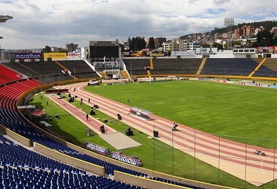 Estadio Olimpico Atahualpa là điểm tựa của tuyển Ecuador.