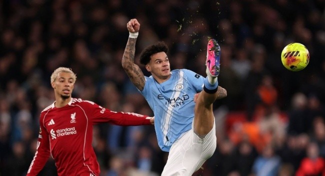 Nico O'Reilly - 6.8 điểm: Cầu thủ trẻ đã nỗ lực hết mình bên cạnh đàn anh Rodri. O'Reilly mang lại sức mạnh tranh chấp ở khu vực giữa sân, giúp Man City không bị lép vế trước hàng tiền vệ cơ động của Liverpool.