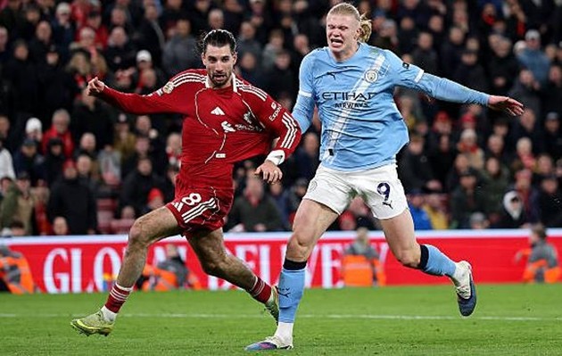 Erling Haaland không muốn trọng tài rút thẻ đỏ với Dominik Szoboszlai.