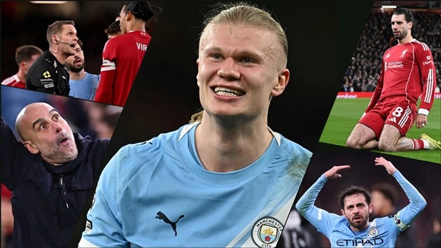 Trận đại chiến kịch tính kết thúc với chiến thắng dành cho Man City.