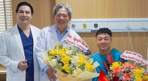 Thái Sơn lạc quan sau khi phẫu thuật thành công.
