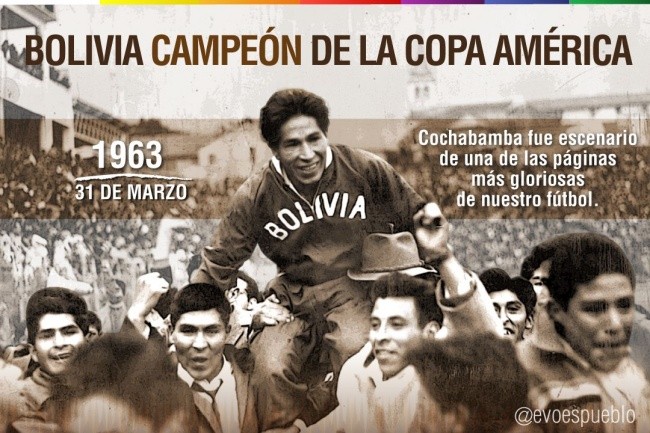 Bolivia vô địch Nam Mỹ năm 1963.