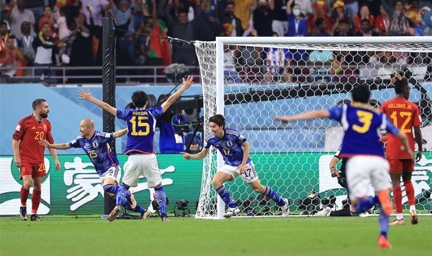 ĐT Nhật Bản từng đánh bại Tây Ban Nha và Đức ở World Cup 2022.