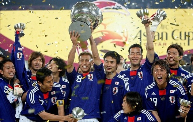 ĐT Nhật Bản có 4 lần vô địch AFC