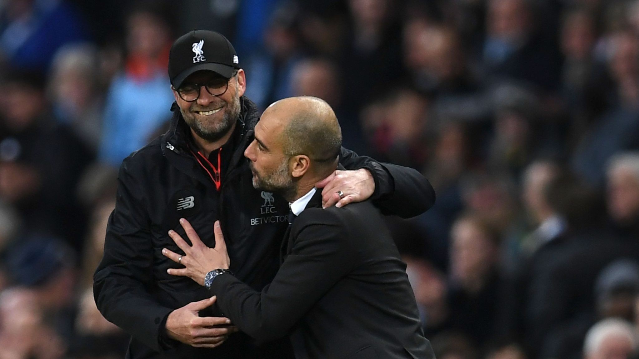 Pep và kình địch Klopp tại Anh.