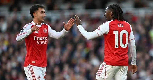  Eze yêu thích áp lực ở Arsenal.