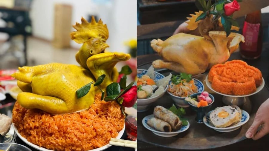 Tùy theo việc gia chủ cúng ở bàn thờ nào, cúng ở thời điểm nào, cách đặt gà cúng sẽ có sự khác biệt.