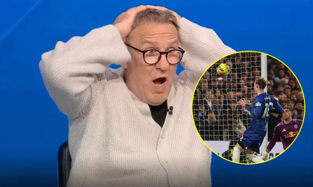 Merson sốc với tình huống bỏ lỡ của Palmer.