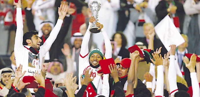 UAE lần đầu vô địch Gulf Cup 1997.