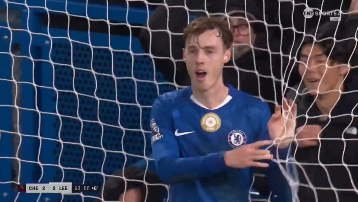 Phản ứng của Palmer sau tình huống bỏ lỡ.