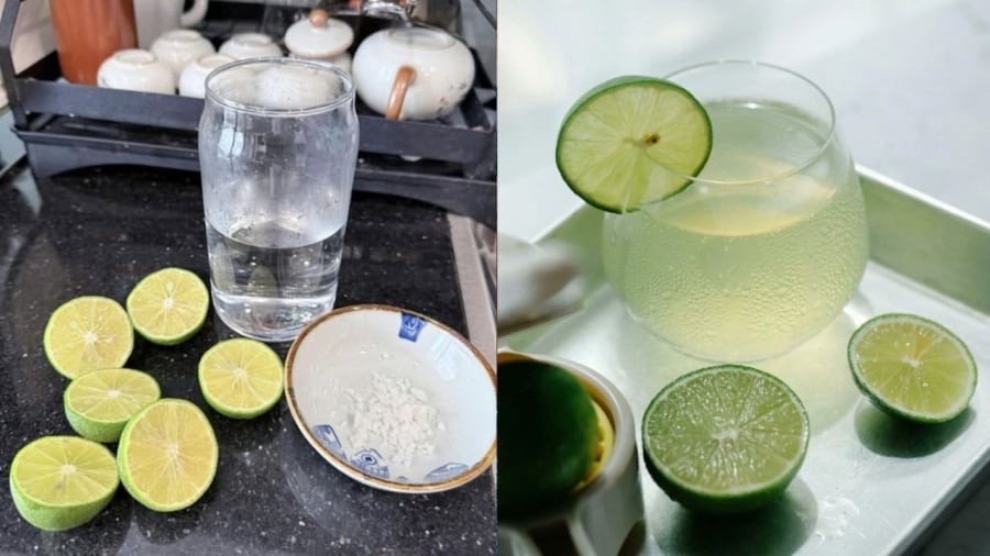 Uống nước chanh muối sai cách có thể gây hại cho sức khỏe.
