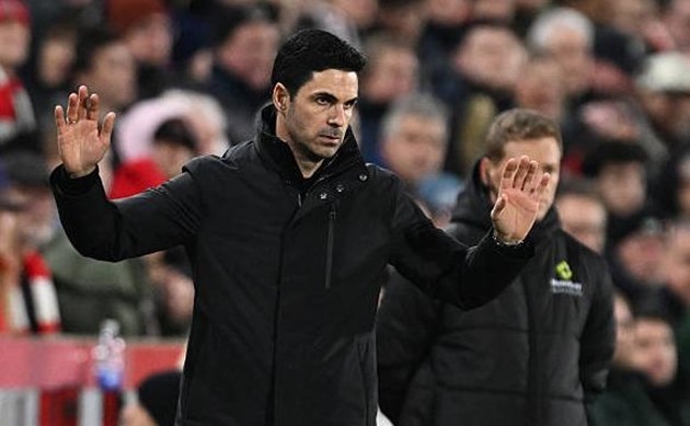 Mikel Arteta vẫn bình thản sau trận hòa Brentford.