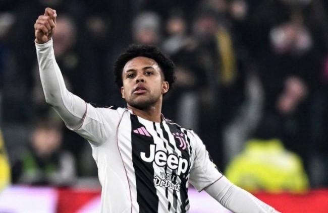 Weston McKennie trong màu áo Juventus.