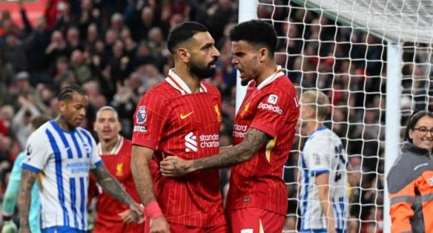 Liverpool giành chiến thắng quan trọng trước Brighton vào mùa trước.