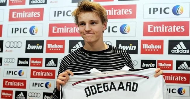 Odegaard từng được Wenger thuyết phục gia nhập Arsenal.