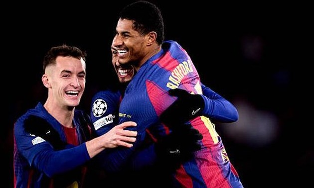 Marcus Rashford đang dần hòa nhập tại Barcelona. 