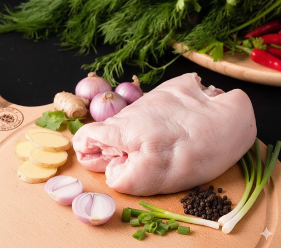 Nguyên liệu dân dã, giá mềm nhưng chứa collagen, sắt và nhiều vi chất quan trọng cho cơ thể.