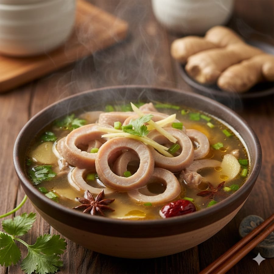 Bộ phận “tinh hoa” của con heo khi được hầm đúng cách cho vị ngọt tự nhiên, dễ tiêu và giàu dinh dưỡng.