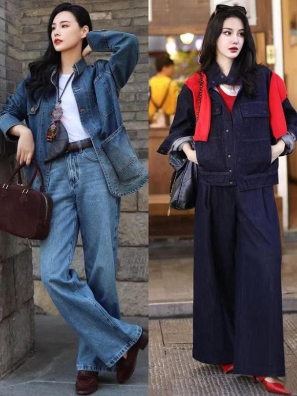 Áo khoác denim dáng ngắn là lựa chọn linh hoạt và dễ ứng dụng nhất. 