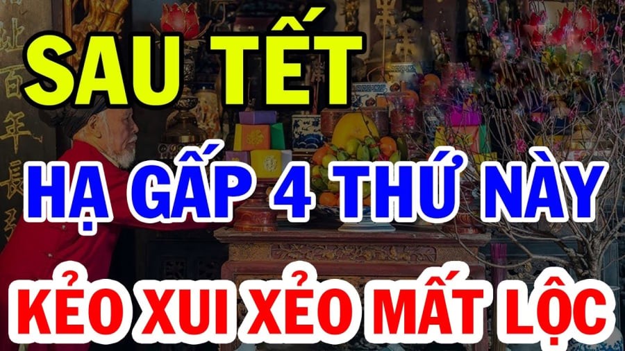 Hết Tết hạ gấp 4 thứ trên bàn thờ, giữ cố chỉ thêm mất lộc