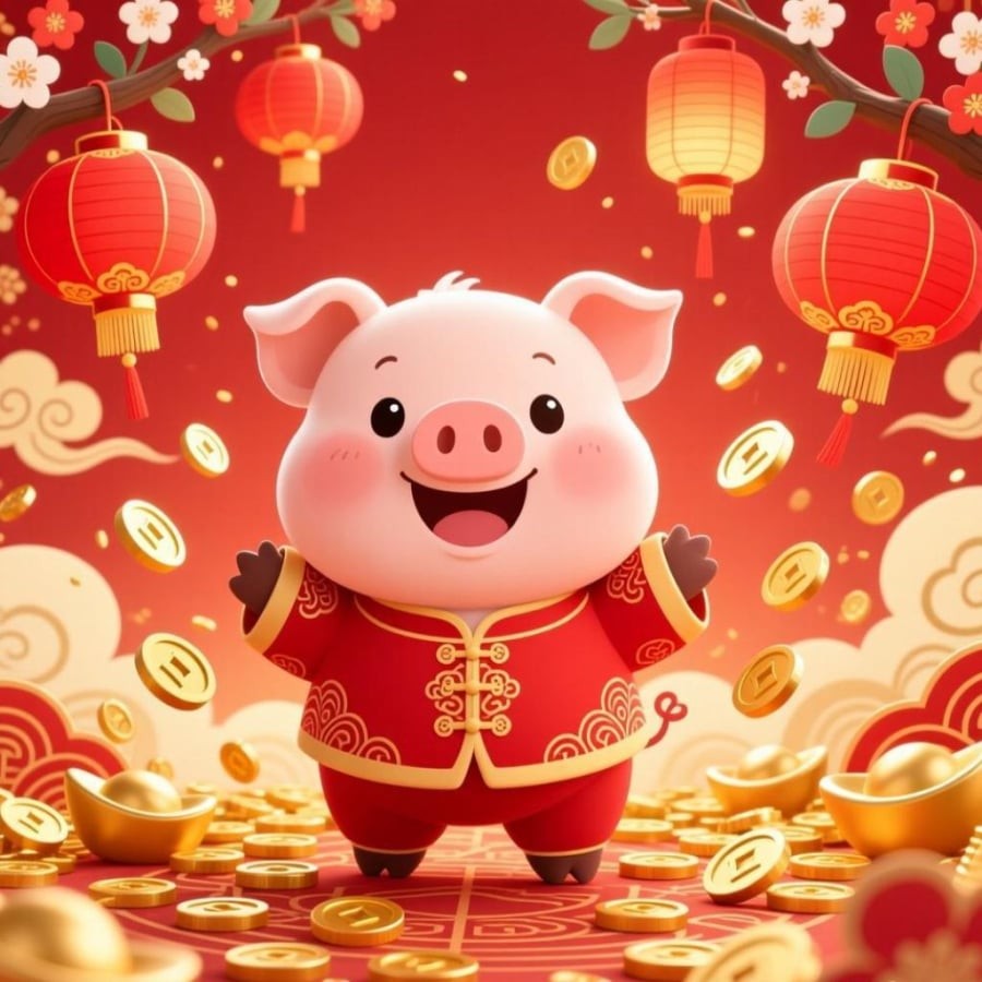 Vận tài lộc của Hợi là lộc trời ban, có thể nhận được các khoản tiền bất ngờ hoặc một món quà có giá trị, ký kết các hợp đồng béo bở. 